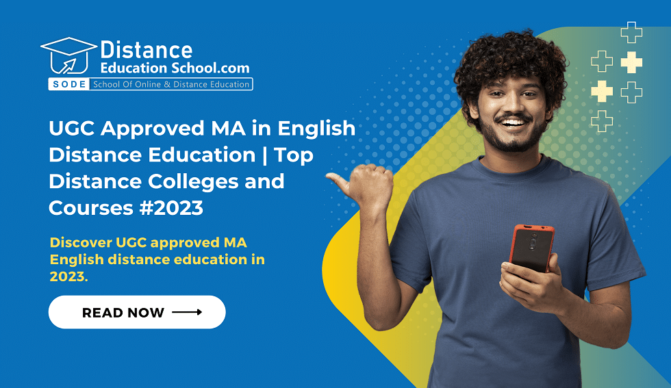 UGC Approved MA in English Distance Education | Top Colleges