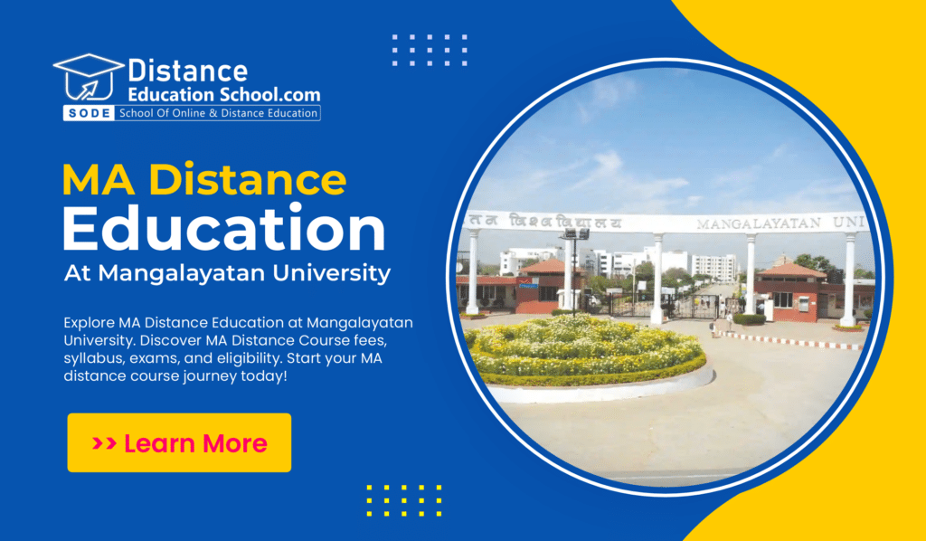 MA distance education