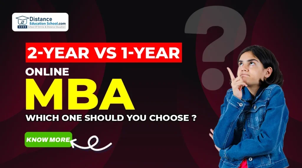 2-Year vs 1-Year Online MBA