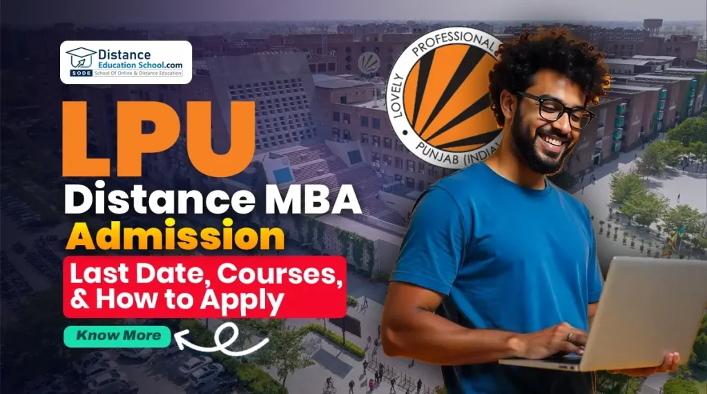 LPU Distance MBA Admission Process