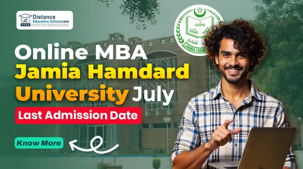 Online MBA Admission Last Date in Jamia Hamdard University