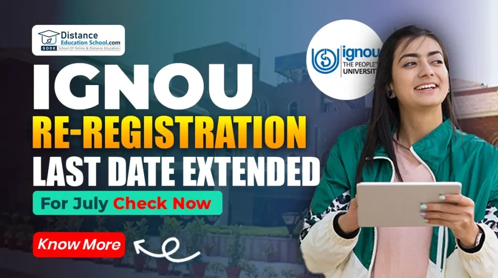 GNOU-Re-registration-Last-Date-Extended-For-July